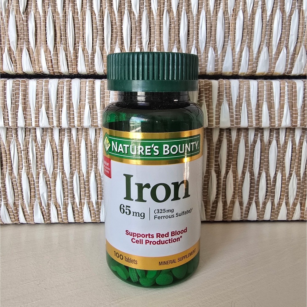 Nature's Bounty Iron 65mg - 100 Tablets Sealed Exp: 11/2028